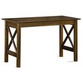 Atlantic Furniture Atlantic Furniture AH11234 Lexi Work Table; Antique Walnut AH11234